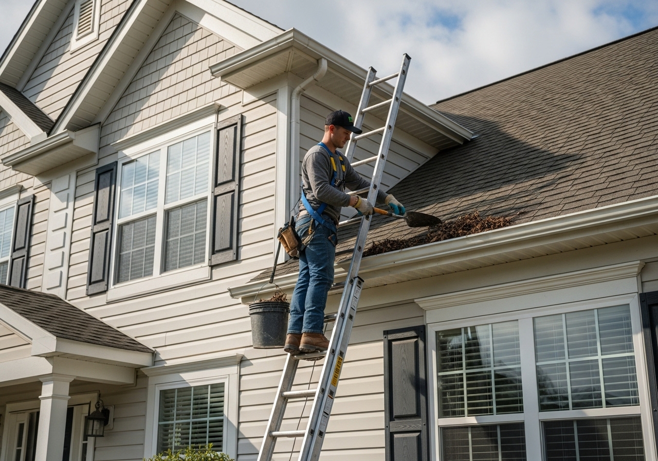 Gutter cleaning service