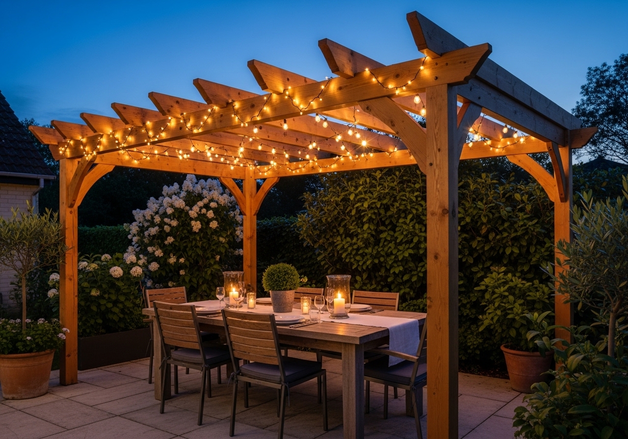 Timber pergola project