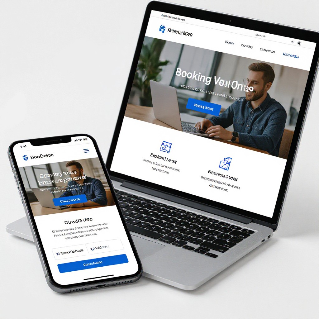Small business website example