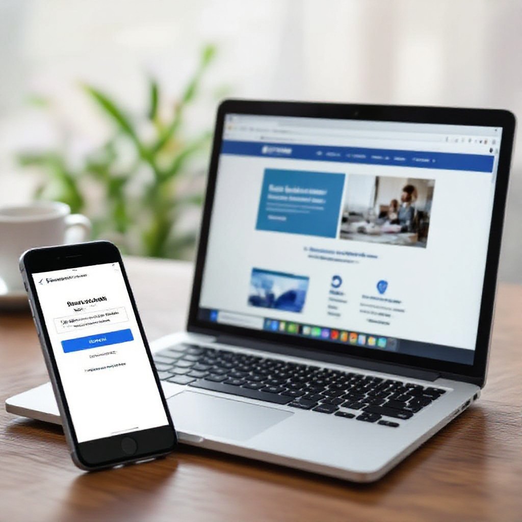 small business website on devices