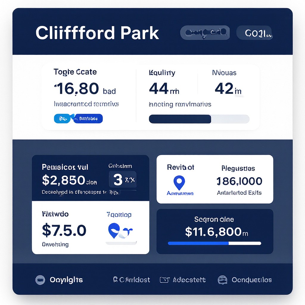 Analytics dashboard for Clifford Park