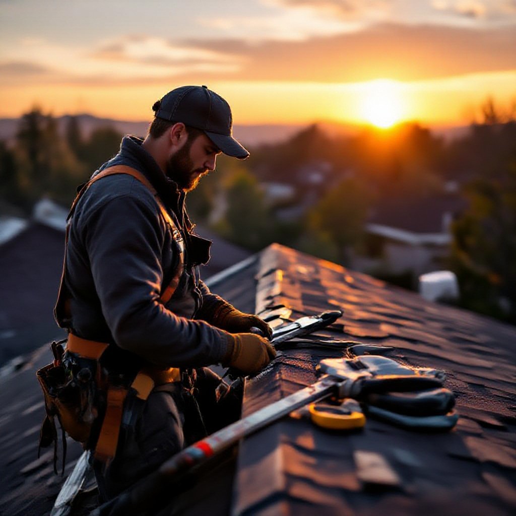 roofer on roof