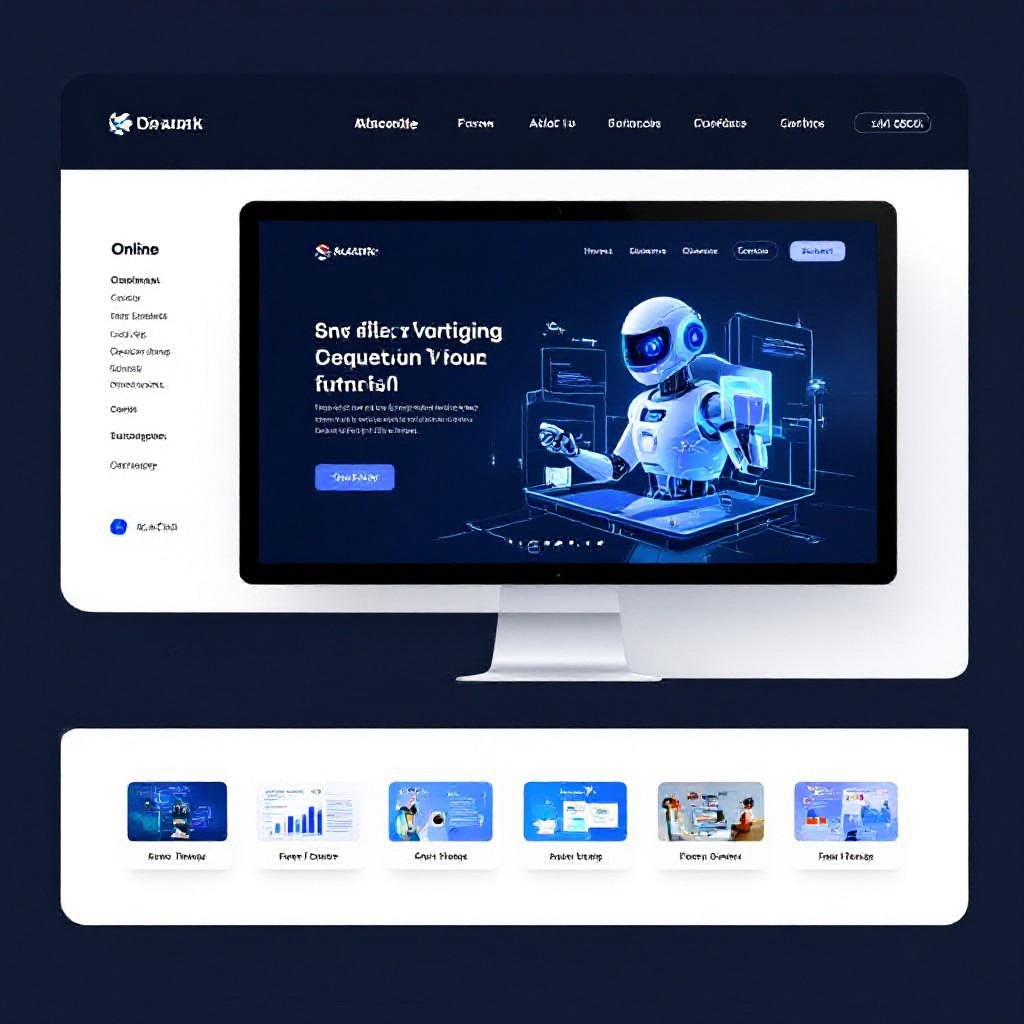 AI website builder preview