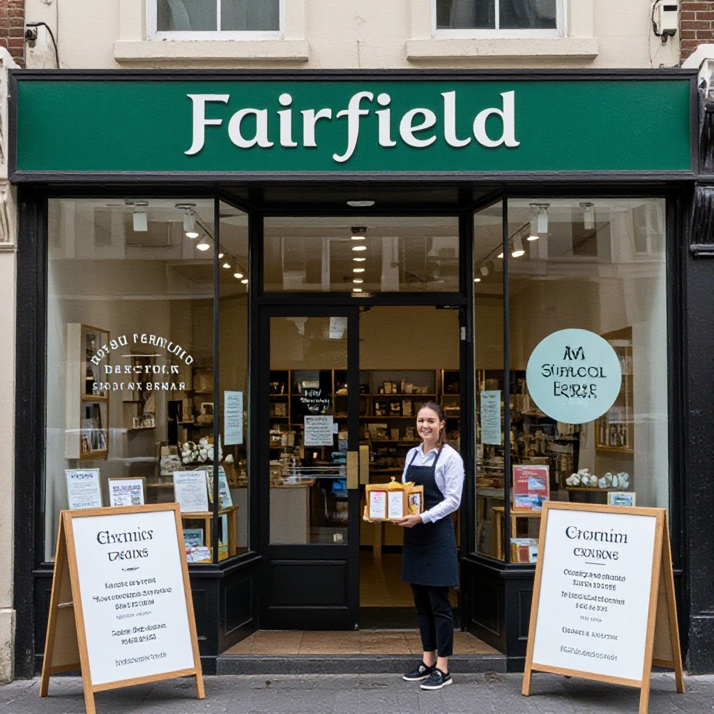 Fairfield local business website example