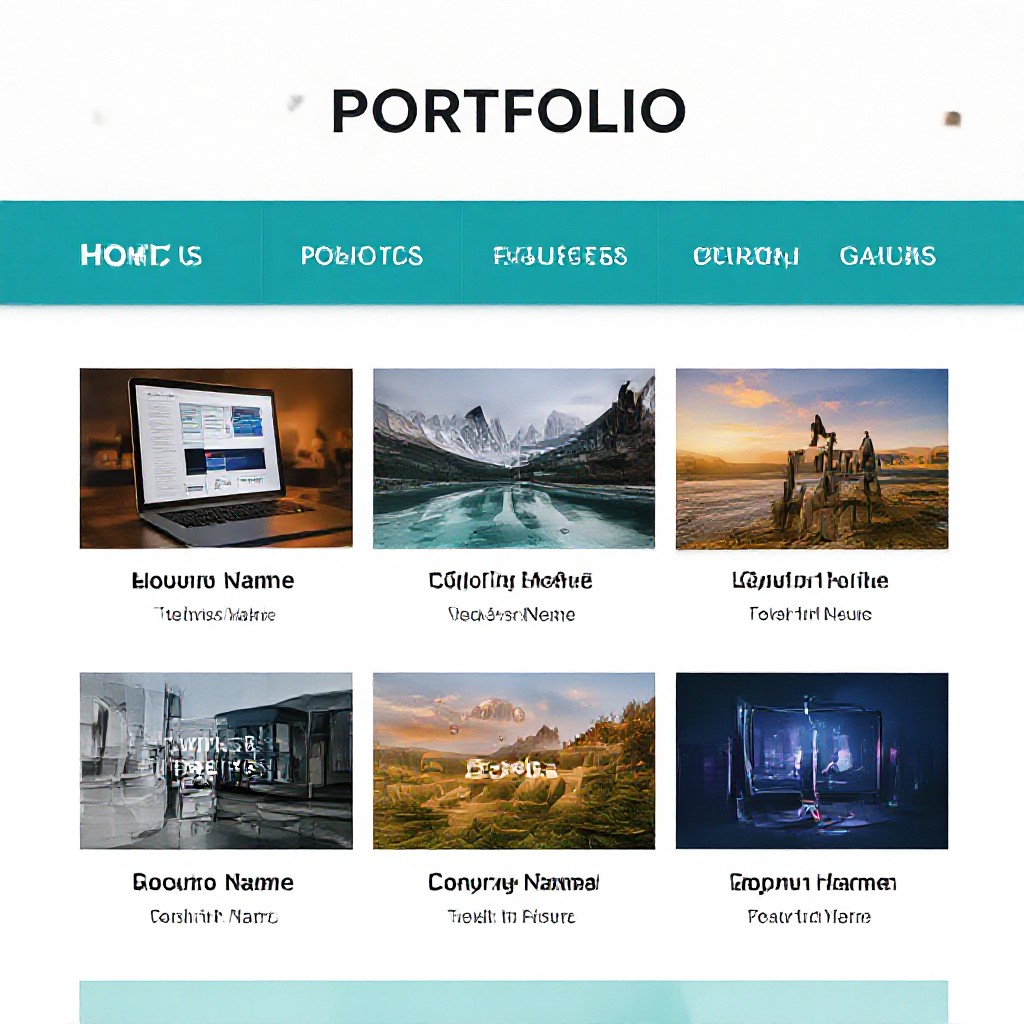 portfolio layout