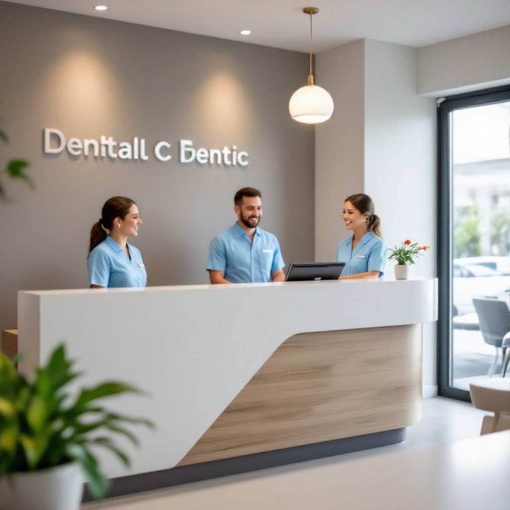 Dental clinic reception
