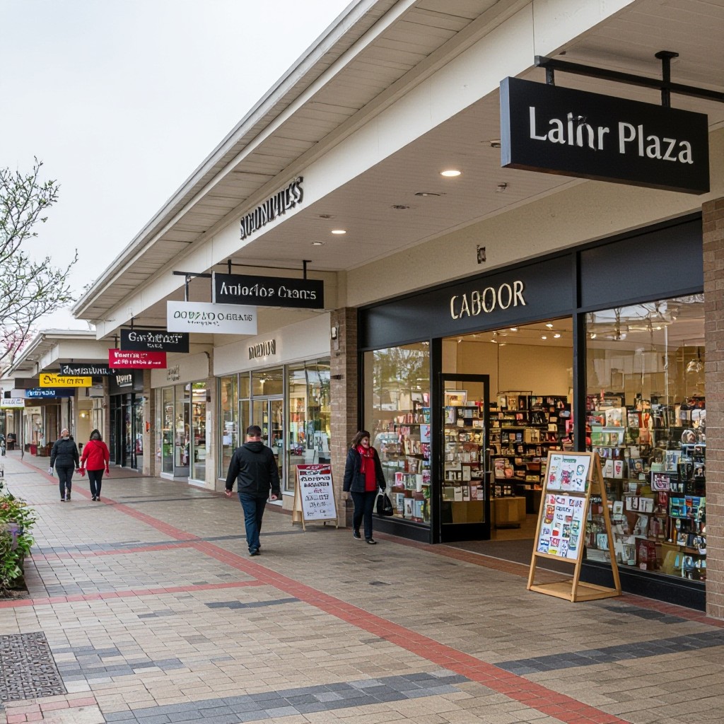 Lalor Plaza main shopping area