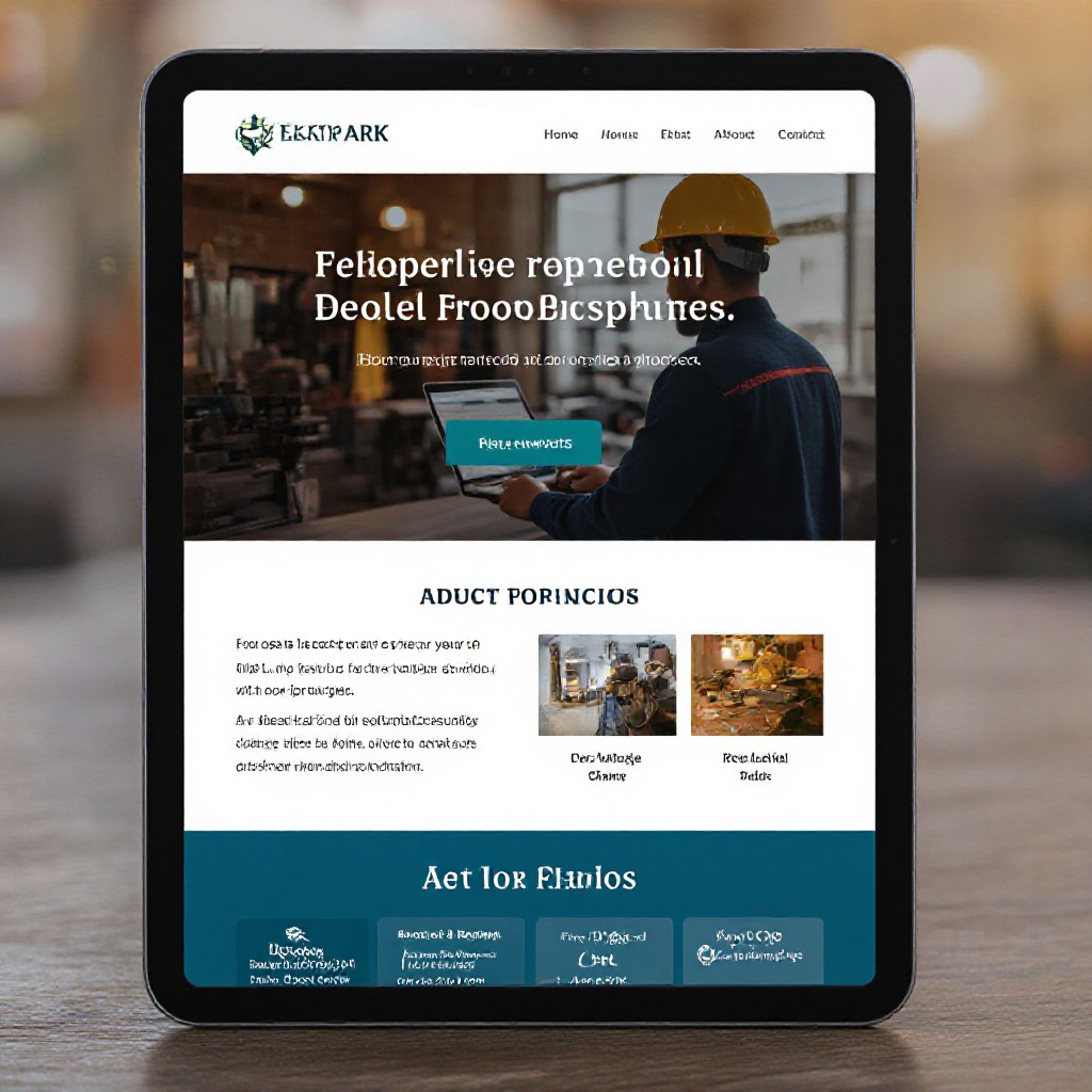 Elgar Park trades website preview
