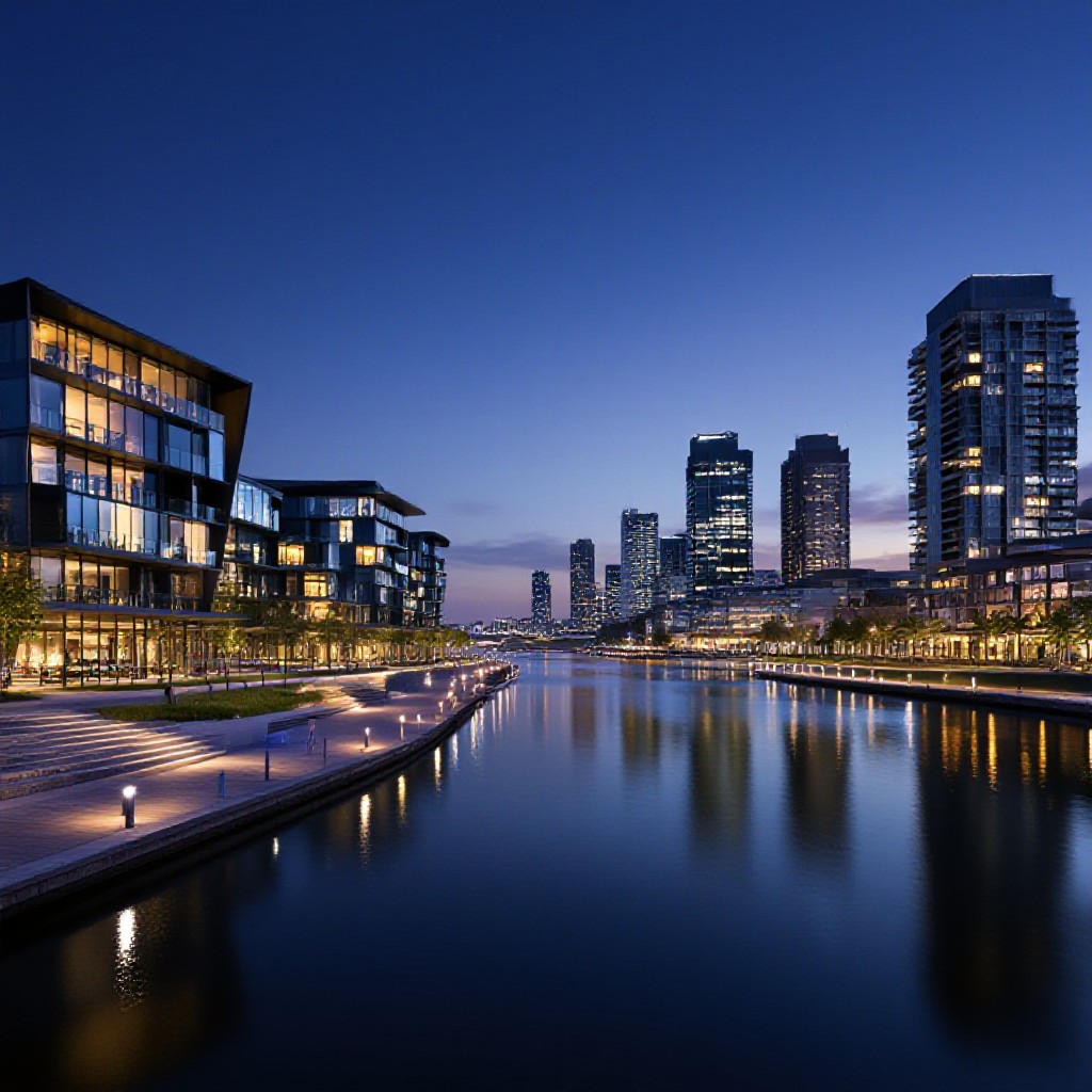 Docklands waterfront